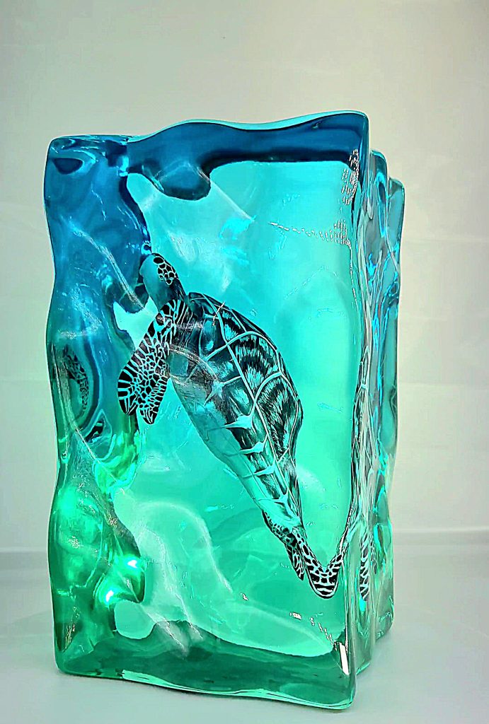 Inclusion – Sea turtle – 40 cm